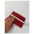 Clutch in pelle Loewe Anagram vintage rossa Rosso - vista 9
