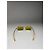 Céline Vintage Celine Paris rahmenlose Sonnenbrille Gelb - Ansicht 6