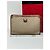 Triomphe Céline Clutch in pelle beige vintage Celine Paris - vista 11
