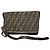 Vintage Fendi FF Monogramm Leder-Canvas-Tasche Braun