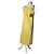 Abito in cotone vintage Issey Miyake giallo M