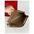 Triomphe Céline Clutch in pelle vintage Celine Paris nera Beige - vista 5