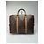Triomphe Céline Valigia in pelle monogramma vintage Celine Paris marrone - vista 2