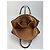 Triomphe Céline Valigia in pelle monogramma vintage Celine Paris marrone - vista 4