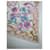 Céline Sciarpa vintage Celine floreale Rosa - vista 2