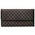 Céline Vintage Celine Monogram Canvas leather wallet brown