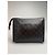 Clutch in pelle monogramma Louis Vuitton vintage marrone - vista 2