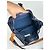 Vintage Courreges Paris Leder Eimer Tasche navy Marineblau - Ansicht 10