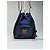 Vintage Courreges Paris Leder Eimer Tasche navy Marineblau - Ansicht 13