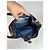 Vintage Courreges Paris Leder Eimer Tasche navy Marineblau - Ansicht 8