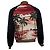 Saint Laurent, Parigi SS16 bomber personalizzato da Hedi Slimane Nero Rosso D'oro - vista 2