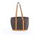 Borsa a spalla classica Babylone in tela Monogram Louis Vuitton M51102 Marrone - vista 4