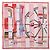 Foulard Hermès Carré 90 "LA BERLINE BAYADERE" 100% Seta in Rosa