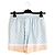 Louis Vuitton Short Soie FR36 Hellblau Monogramm Seiden-Pyjama-Shorts US27 Größe S