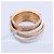 De Grisogono Allegra Rose Gold and White Ceramic with Diamonds Ring, Size 53 EU Pink - view 11