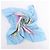 Garden Foulard Hermès Carré 90 "Giardini di Giverny" 100% Seta Blu - vista 13