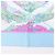 Garden Foulard Hermès Carré 90 "Giardini di Giverny" 100% Seta Blu - vista 4