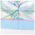 Garden Foulard Hermès Carré 90 "Giardini di Giverny" 100% Seta Blu - vista 5