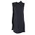 Abito senza maniche in seta e rayon Valentino nero 36