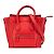 Luggage Céline Celine Vermelho Nano Couro Bolsa de Viagem