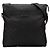 Bolsa mensageiro plana em nylon GG preta Gucci Preto