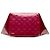 Louis Vuitton Monogram Vernis Rosso Bellevue PM - vista 3