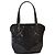 Borsa Tote Etro in Pelle Nera con Pressa Coccodrillo e Pelliccia Nero