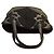 Borsa Tote Etro in Pelle Nera con Pressa Coccodrillo e Pelliccia Nero - vista 5
