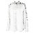 Camicia Infinity a Pois in Seta Louis Vuitton per Donne Nero Bianco