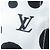 Camicia Infinity a Pois in Seta Louis Vuitton per Donne Nero Bianco - vista 6