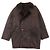 Autre Marque Abrigo de shearling Nazareno Gabrielli Marrón Oscuro