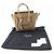 Céline Borsa Celine Luggage Micro Shopper in pelle di vitello Beige - vista 2