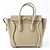 Céline Borsa Celine Luggage Micro Shopper in pelle di vitello Beige - vista 3