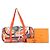 Hermès Borsa Boston in seta Hermes Airsilk Duffle 44 Arancione - vista 8