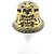 Cappello bucket reversibile in seta con logo FF di Fendi Marrone Nero Giallo - vista 4