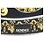 Cappello bucket reversibile in seta con logo FF di Fendi Marrone Nero Giallo - vista 7