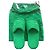 Claquettes Bottega Veneta vert coton taille 37 Vert foncé