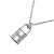 Hermès Collana con diamante e lucchetto Kelly Amulet Hermes