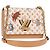 LOUIS VUITTON Catgram Twist MM Bolsa de Ombro Branca M44460 LV Auth 120872SM Branco Monograma