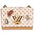 LOUIS VUITTON Catgram Twist MM Bolsa de Ombro Branca M44460 LV Auth 120872SM Branco Monograma - vista 13