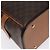 Céline Borsa a mano in tela Macadam CELINE in pelle PVC marrone oro Auth ki5783 D'oro - vista 16