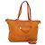 Borsa Tote PRADA Nylon 2way Arancione Oro Auth ep9199 D'oro
