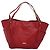 Sac fourre-tout en cuir rouge et or Auth 125684 de BURBERRY Doré - vue 13