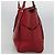 Sac fourre-tout en cuir rouge et or Auth 125684 de BURBERRY Doré - vue 4