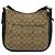 Borsa a spalla Coach Signature in PVC Beige Oro Auth bs26966 D'oro - vista 3