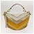 Borsa a Spalla Coach in Pelle Tela 5 Set Nero Beige Marrone Auth bs26440 - vista 12