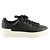 Balmain Schwarze Leder-Sneaker