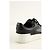 Balmain Schwarze Leder-Sneaker - Ansicht 3