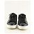 Balmain Schwarze Leder-Sneaker - Ansicht 5