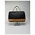 Vintage Courreges Leder Tasche braun schwarz - Ansicht 2